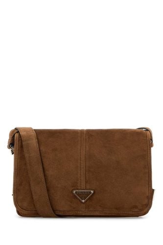 Prada Brown Suede Crossbody Bag - Prada - Modalova