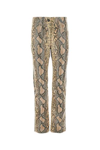 Miu Miu Printed Leather Pant - Miu Miu - Modalova