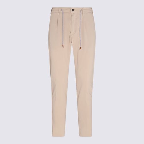 Eleventy Beige Cotton Pants - Eleventy - Modalova