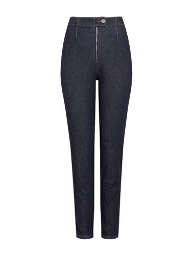 Alaia Stretch Denim Pant - Alaia - Modalova