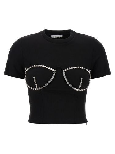 AREA T-shirt crystal Bustier Cup - AREA - Modalova