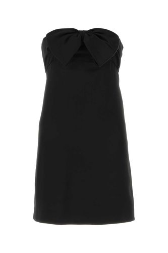 Black Satin Mini Dress - Saint Laurent - Modalova