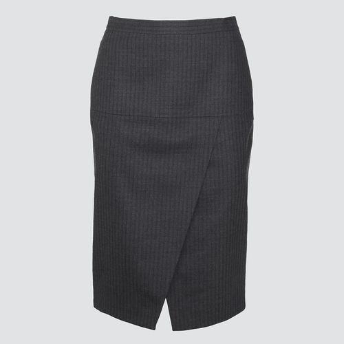 Fendi Dark Grey Wool Skirt - Fendi - Modalova