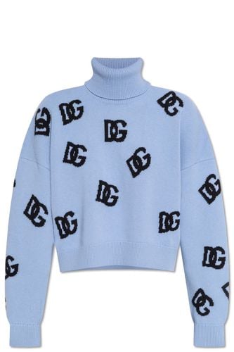 Logo Intarsia Knitted Jumper - Dolce & Gabbana - Modalova