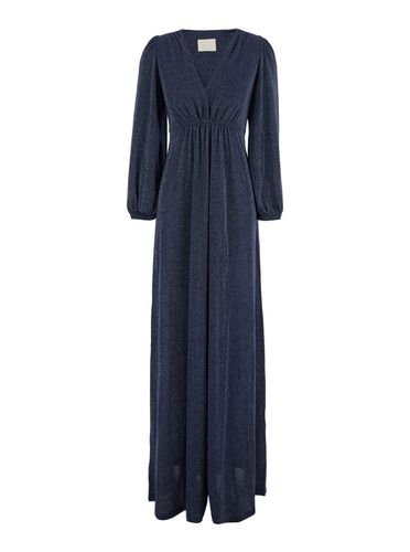 Artemisia Long Dress With V-neck In Lurex Blend Woman - Momonì - Modalova