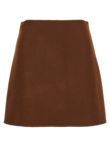 Wool Cloth Short Skirt - Ermanno Scervino - Modalova