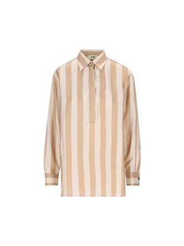 Fendi Long Sleeved Striped Shirt - Fendi - Modalova