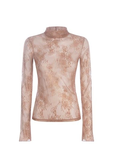 Pinko Laminated Lace Sweater - Pinko - Modalova