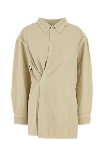 Lemaire Sand Denim Oversize Shirt - Lemaire - Modalova