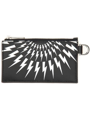 Neil Barrett Card Holder With Strap - Neil Barrett - Modalova