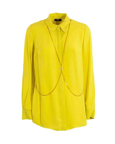 Elisabetta Franchi Shirts Yellow - Elisabetta Franchi - Modalova
