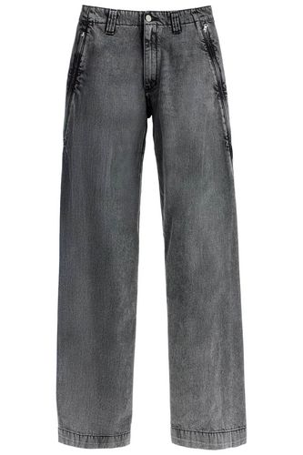 Straight Jeans With Large Pockets - MM6 Maison Margiela - Modalova