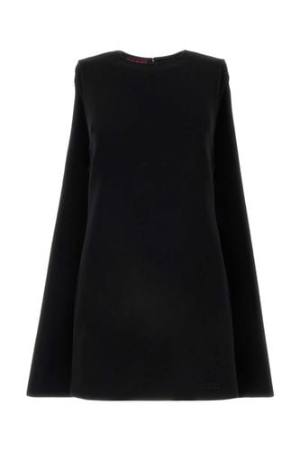 Gucci Black Wool Mini Dress - Gucci - Modalova