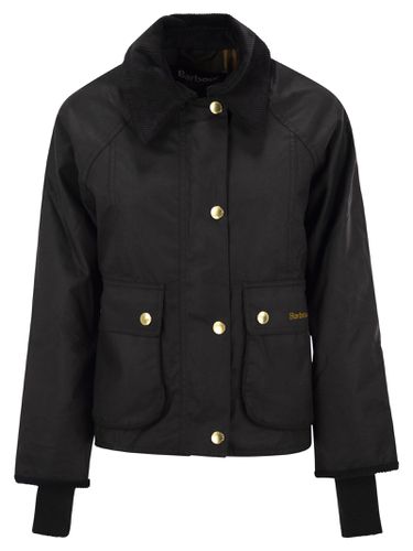 Beadnell Waxed Jacket With Crop Cut - Barbour - Modalova