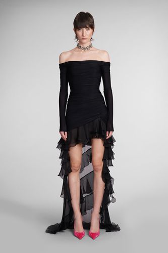Blumarine Dress In Black Polyamide - Blumarine - Modalova