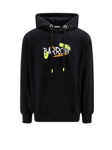 Hoodie With Lettering And Graphic Print - Barrow - Modalova