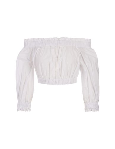 Parosh White Canyox Top - Parosh - Modalova