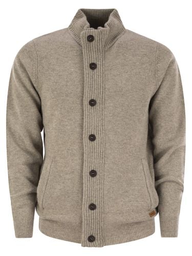 Cardigan With Zip And Buttons - Barbour - Modalova