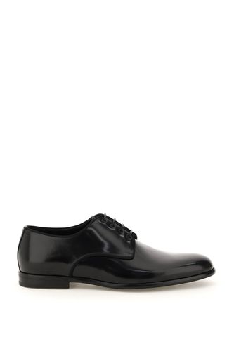 Raffaello Brushed Leather Derby Shoes - Dolce & Gabbana - Modalova