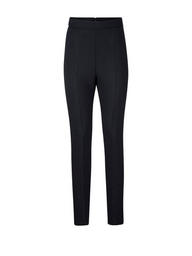 Zip Detailed Straight Leg Trousers - SportMax - Modalova