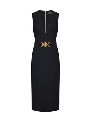 Versace Crepe Midi Dress - Versace - Modalova