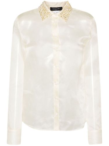 Crystal-embellished Silk Shirt - Fabiana Filippi - Modalova