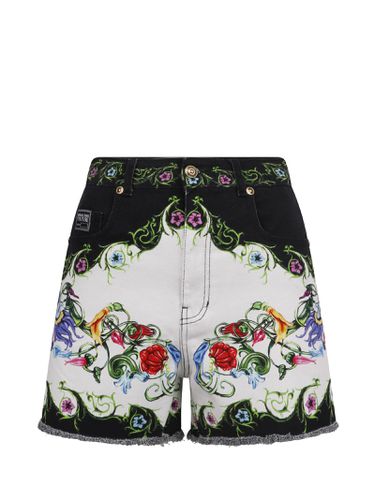 Baroque-print Short Shorts - Versace Jeans Couture - Modalova