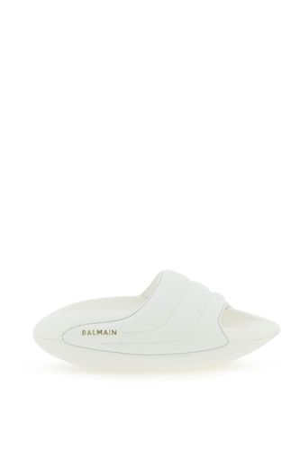 Balmain b-it Quilted Leather Slides - Balmain - Modalova