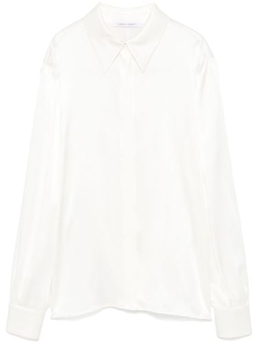 Alberta Ferretti White Satin Shirt - Alberta Ferretti - Modalova