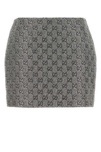 Gucci Embellished Tweed Mini Skirt - Gucci - Modalova