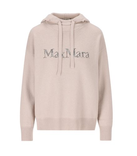 Logo Embellished Knitted Hoodie - 'S Max Mara - Modalova