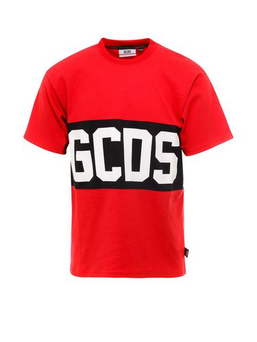 GCDS Band Logo Print T-shirt - GCDS - Modalova