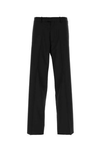 Raf Simons Black Stretch Wool Pant - Raf Simons - Modalova