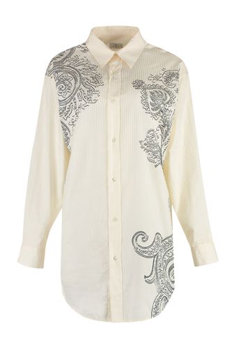 Etro Silk-cotton Blend Shirt - Etro - Modalova
