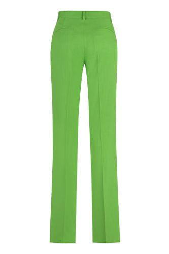 MSGM Flared Viscose Trousers - MSGM - Modalova