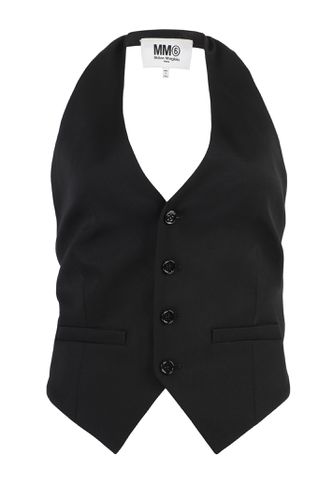 Single-breasted Vest - MM6 Maison Margiela - Modalova