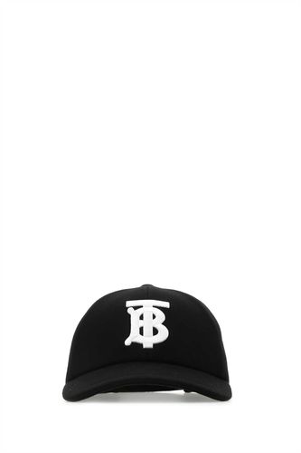 Burberry Black Cotton Baseball Cap - Burberry - Modalova