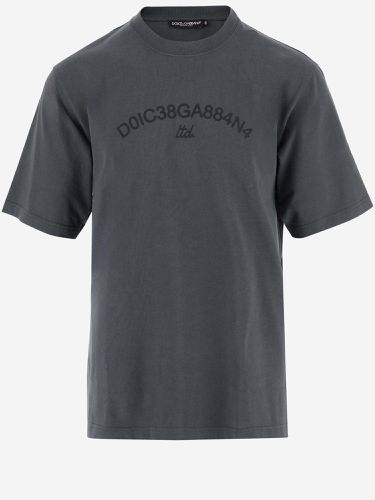 Cotton T-shirt With Logo - Dolce & Gabbana - Modalova