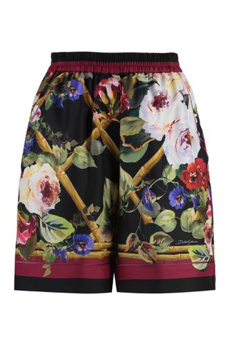 Silk Shorts - Dolce & Gabbana - Modalova