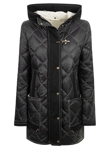 Fay Quilted Buttoned Parka - Fay - Modalova