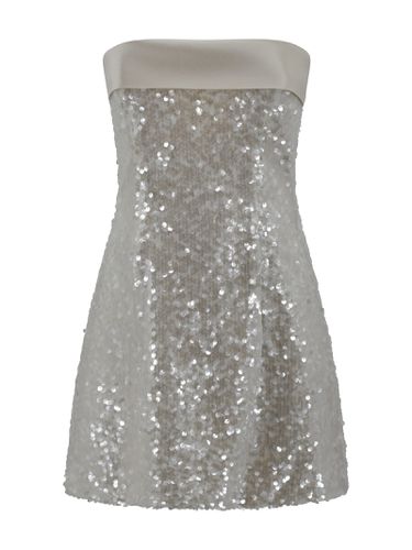 Short Dress With Sequins - Philosophy di Lorenzo Serafini - Modalova