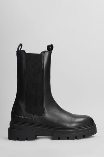 Combat Boots In Leather - Tommy Hilfiger - Modalova