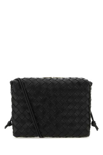 Black Leather Small Loop Crossbody Bag - Bottega Veneta - Modalova