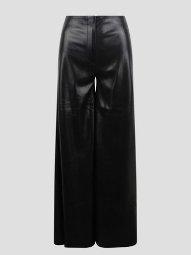 Flared Faux-leather Trousers - Nanushka - Modalova