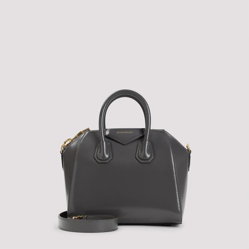 Mini Antigona Bag In Leather - Givenchy - Modalova