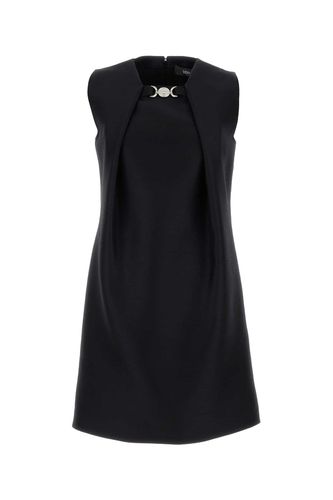 Versace Black Twill Mini Dress - Versace - Modalova