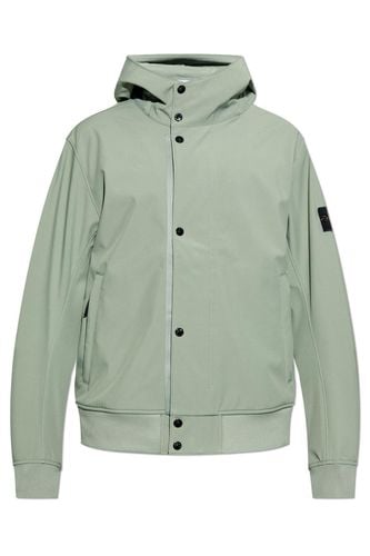 Logo Patch Hooded Jacket - Stone Island - Modalova