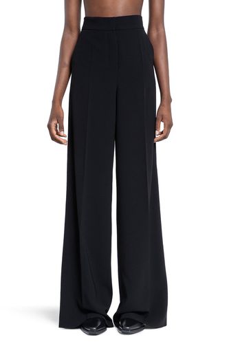 High Waist Wide Leg Trousers - Max Mara Pianoforte - Modalova