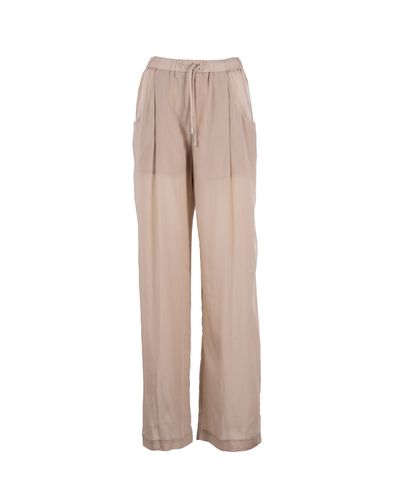 Emporio Armani Trousers Beige - Emporio Armani - Modalova