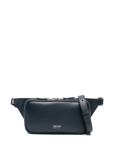 Horizontal Grain Leather Small Zip Belt Bag - Tom Ford - Modalova